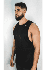 Regata Machão Dry Fit Preta Mountain - Imagem 2