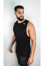 Regata Machão Dry Fit Preta Mountain