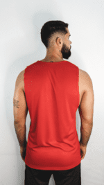 Regata Machão Dry Fit Vermelha Field Co. - Imagem 3