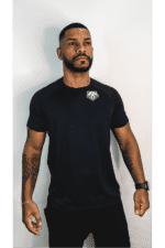 Camiseta Slim Mescla Urso Azul - Imagem 2