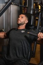 Camiseta Slim Mescla Urso Preta - Imagem 2