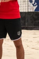 Bermuda em Dry Fit Geometry Preta Urso - Imagem 3