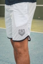 Bermuda em Dry Fit Geometry Branca Urso