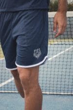 Bermuda em Dry Fit Mescla Urso Azul Marinho