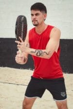 Bermuda em Dry Fit Geometry Preta Urso - Imagem 4