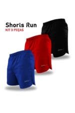 Kit 3 Shorts Run Field Co.
