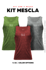 Kit 3 Peças - Regata Nadador Mescla Dry Fit Field Co. 02