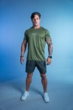 Camiseta Quantum Fit - High Performance Verde Musgo