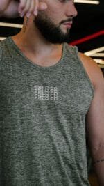 Regata Nadador Mescla Dry Fit Field Co. Cinza - Imagem 5