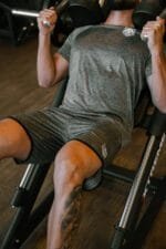 Bermuda em Dry Fit Mescla Urso Cinza - Imagem 3