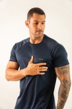 Camiseta Dry Basic Breeze Marinho - Imagem 9