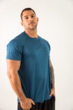 Camiseta Dry Basic Breeze Azul - Imagem 4