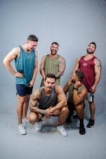 Kit 5 Peças - Regata Nadador Mescla Dry Fit Urso