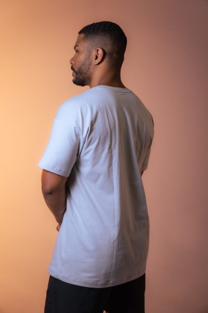 Camiseta Oversized 100% Algodão Field Co. Cinza - Imagem 3