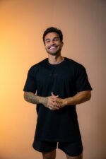 Camiseta Oversized 100% Algodão Field Co. Preta