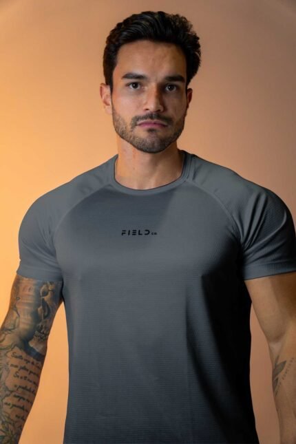 Camiseta Quantum Basic - Grafite