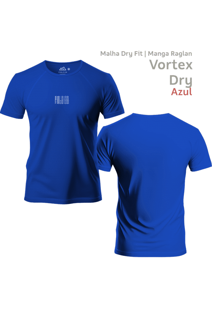 Camiseta Vortex Dry – Azul