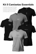 Kit 5 Camisetas Essentials