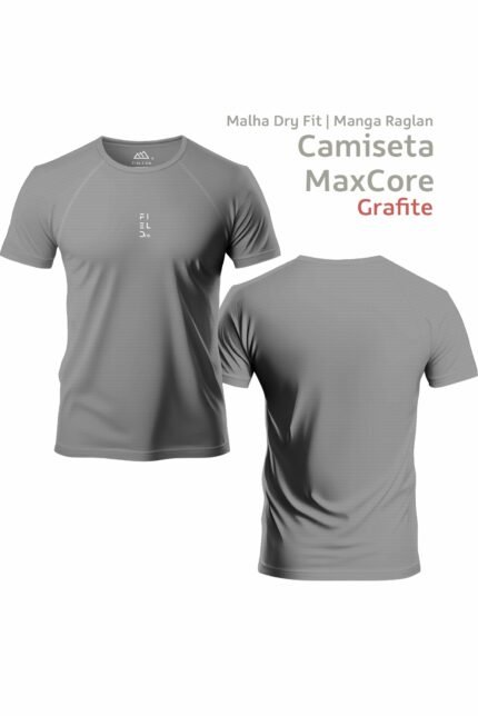 Camiseta MaxCore - Grafite