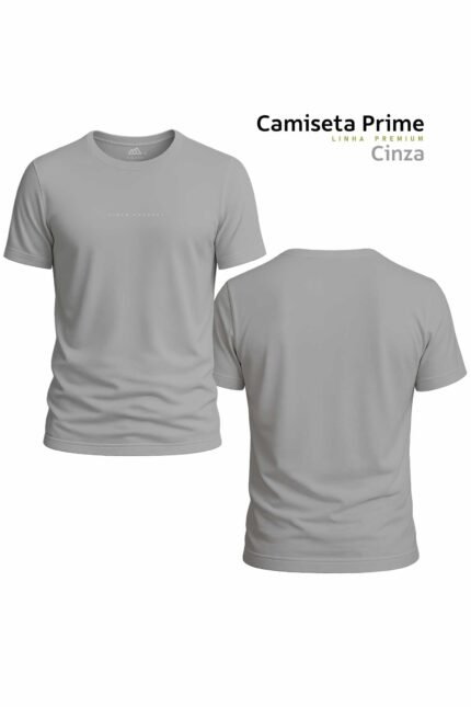Camiseta Prime Premium - Cinza