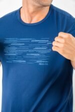 CAMISETA POLIAMIDA LINE – AZUL MARINHO - Imagem 2