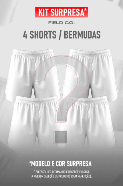 Kit 4 Short Surpresa Field Co.