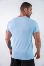 CAMISETA POLIAMIDA LINEA - AZUL CLARO - Imagem 7