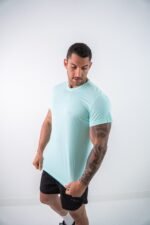 CAMISETA POLIAMIDA LINEA - VERDE CLARO - Imagem 7