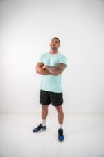 CAMISETA POLIAMIDA LINEA - VERDE CLARO - Imagem 6