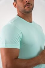 CAMISETA POLIAMIDA LINEA - VERDE CLARO - Imagem 5