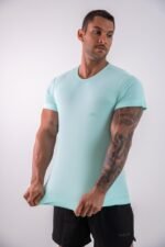 CAMISETA POLIAMIDA LINEA - VERDE CLARO - Imagem 2