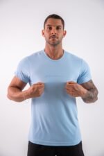 CAMISETA POLIAMIDA POLITECH - AZUL CLARO