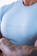 CAMISETA POLIAMIDA POLITECH - AZUL CLARO - Imagem 4