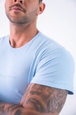 CAMISETA POLIAMIDA POLITECH - AZUL CLARO - Imagem 3