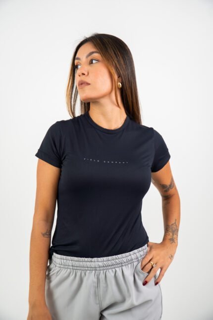 BLUSA SIGNATURE MOTION – PRETA