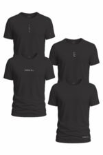 Kit 4 Camisetas Black